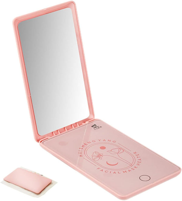 LIFKOME Skin Care Mask Heater Makeup Mirror Travel-Friendly Facial Mask Warmer Reusable Face