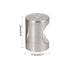 uxcell Dresser Door Cabinet Single Hole Zinc Alloy Flat Cylinder Pull Handles Knob (4pcs)