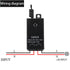 110V/120V/220V/240V 10A 328FT Wireless Light Switch & Receiver Kit - Mini Remote Control, AC Relay, Long Range