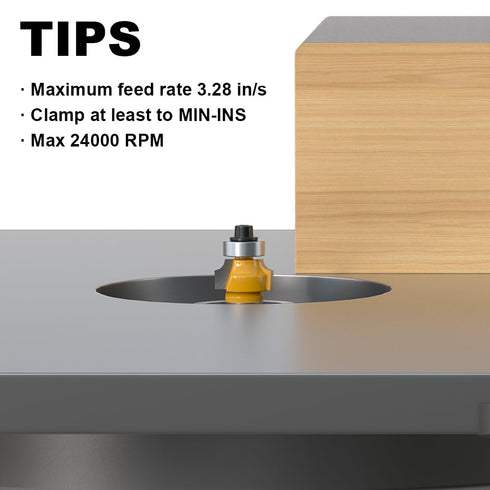 1/4 1/16" Roundover Router Bit Shank, Radius Round Over Router Bits, Router Bits Round Over for Edging Forming Rounding