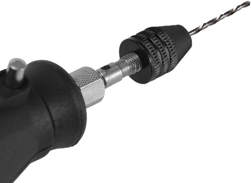 Mesee 2Pcs Keyless Mini Jaw Drill Chuck Collet Conversion Adapter, 0.3-3.4mm Capacity Chucks Converter for Woodworking