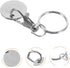 Stainless Steel Shopping Trolley Token Keyring - Compact and Convenient