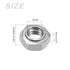 Hex Weld Nuts Steel (1/4-20 Thread Size) 10Pcs, Carbon Steel Hexagonal Nuts for Machinery Industry, Home Furniture