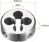 uxcell M12 X 1.75 Metric Round Die, Machine Thread Left Hand Threading Die, Alloy Steel Screw Thread Cutting Die