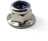M8 Nylon Lock Nut 304 Stainless Steel Flange Nut Inserts, Pack of 30