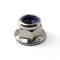 M4 Nylon Lock Nut, 304 Stainless Steel Flange Nut Inserts, Hex Lock Nuts (Pack of 50)
