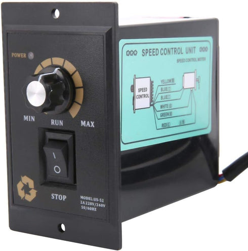 AC 220V 50/60Hz Motor Speed Controller 300/400/500W Electric Motor Speed Regulator (300W)