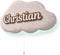 UkrWood Accessories Personalized Cloud Wall Lamp for Baby Nursery, Battery-Operated Hanging Night Lights for