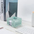 NatSumeBasics Mint Green Sticky Note Holder, Metal Post-it Note Holder, 3.5 x 3.5 Clear Acrylic Base Cube Dispenser for