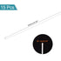 MECCANIXITY ABS Plastic Rod Round Solid Bar 1 mm x 250 mm for DIY Model Material, Architectural Model Making, DIY Sand Table, Pack of 15 Pcs