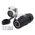 CNLINKO LP20 Series Waterproof Connector, IP68 5pin Fast Locking Connector for LED Lamp Project