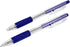 Clip Click Retractable Ball Point Pens, Set of 8, 1.0 mm Blue Ink
