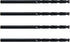 MAXTOOL 7/32"x6" 4pcs Identical Aircraft Extension Drills HSS M2 Extra Long Deep Twist Drill Bits