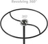 Coward 360° Rotating Sunglasses Organizer Stand, Glasses Display Storage, Eyeglasses Rack, Table Dresser Desk (Black)