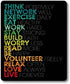 Smooffly Inspirational Quotes Customized Rectangle Mouse Pad, Gaming Mouse Pad