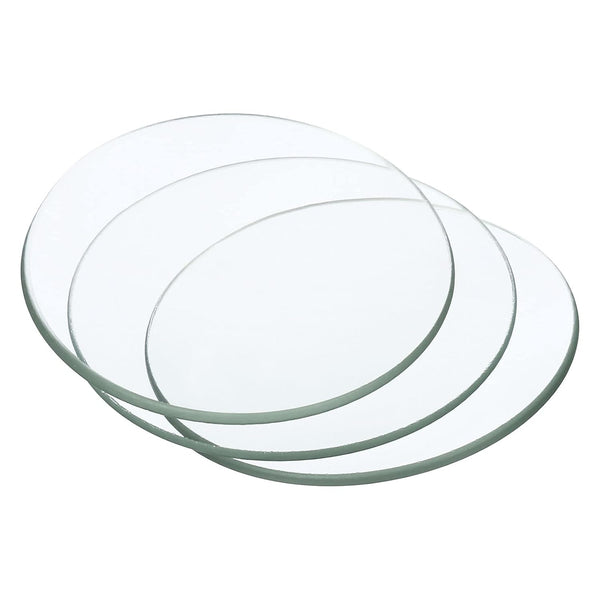 PATIKIL 60 mm Diameter Watch Glass, 3 Packs Beaker Cover with Smooth Edges for Laboratory Use