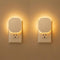 Hiwrolat Plug-in Motion Sensor Night Light, Dimmable Eye-Caring Warm White Nightlight for Baby