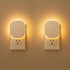 Hiwrolat Plug-in Motion Sensor Night Light, Dimmable Eye-Caring Warm White Nightlight for Baby