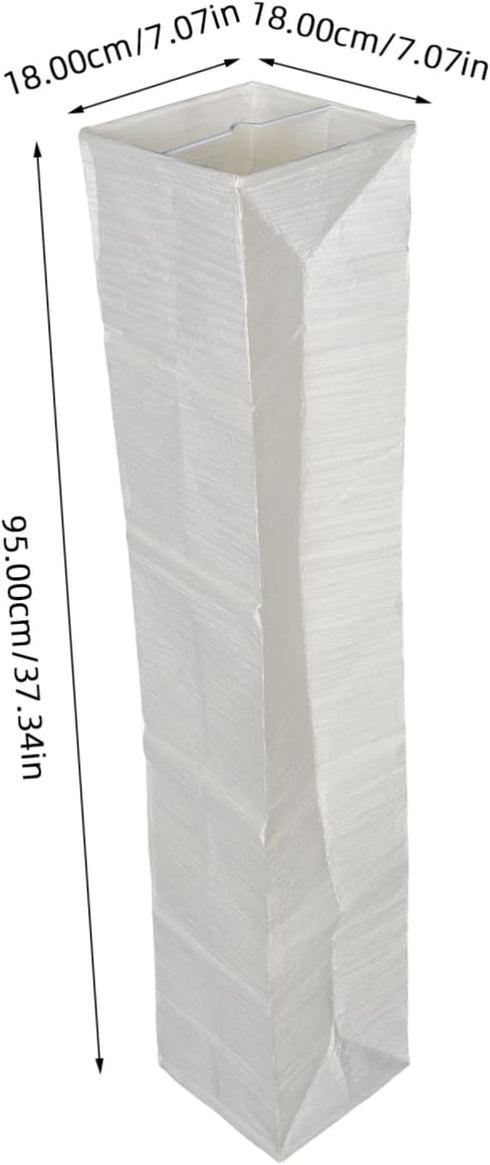 TOPPERFUN Paper Floor Lampshade Replacement Cover Foldable Rice Paper Shade for Standing Lamps in Living Room Bedroom