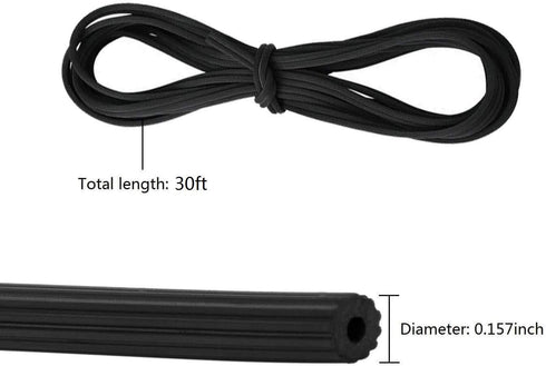 Screen Repair Kit for Windows or Doors, Adjustable Fiberglass Screens with Rolling Tool, 36" x 84"