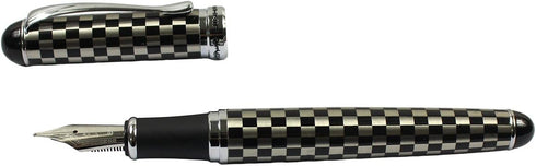 Gullor Advanced Jinhao X750 Medium Fountain Pen, Lattice Pattern
