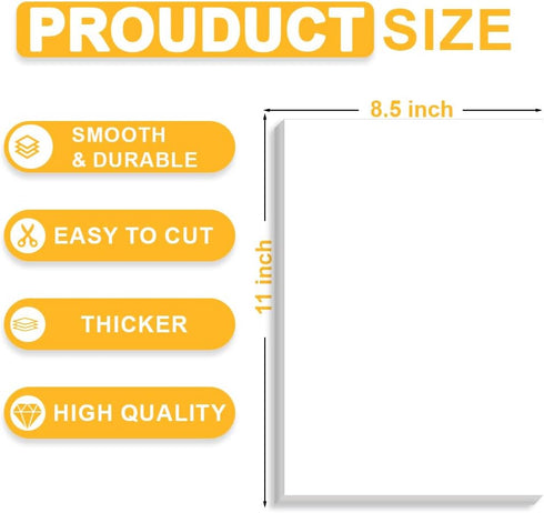 A4 (8.3"x 11.7") 28lb Bond/100gsm, 50 Sheets/100 Premium Printer Paper, Blank Copy Paper, Unpunched, Blank Papers