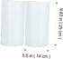 2pcs Luxshiny Cylinder Decorative Lampshades Replacement Cloth Lamp Covers for Table and Floor Lamps Lightweight Eye