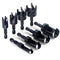 8Pcs Wood Plug Cutter Set, Carbon Steel Straight and Taper Claw Drill Bit for Woodworking Hole Saw Cutting Tool