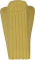 MASTER MANUFACTURING Big Foot ColorStop Heavy Duty Non-Slip Rubber Doorstop Wedge, Yellow, Made in the USA