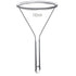 SEOH Glass Funnel, Neutral Glass 100 mm with 100 mm Stem
