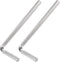 DMiotech 2 Pack 3/16" Hex Key Wrench, L Shaped Long Arm CR-V for 3D Printer Kits Repair