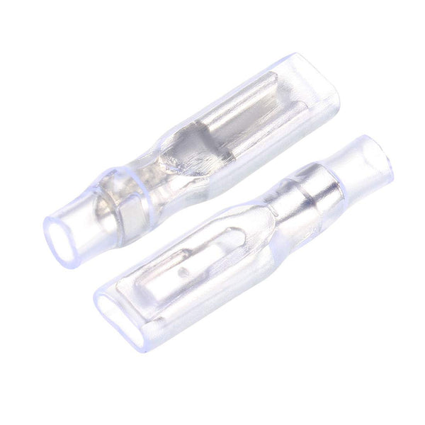 uxcell 100pcs 2.8mm Quick Splice Wire Terminals Female Spade Crimp Connector with Insulated Sleeve