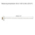 MECCANIXITY 10" K Type Ceramic Thermocouple Sensor Probe for Muffle Furnace Oven, High Temperature -50 to 1100°C