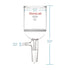 StonyLab 60ml Borosilicate Glass Buchner Filtering Funnel with Medium Frit, 24/40 Standard Taper Inner Joint