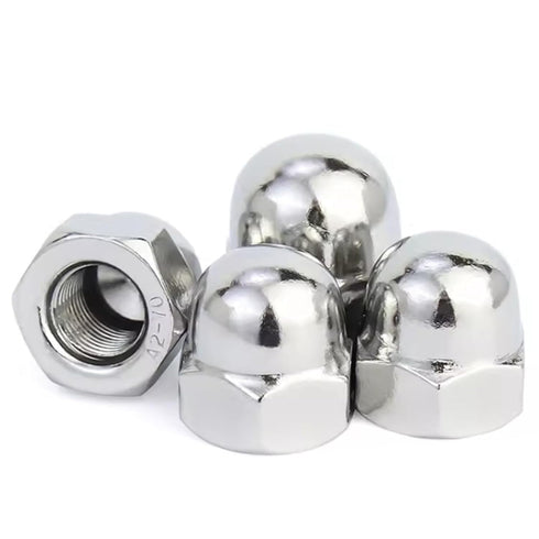 sotoolstop 1/4-20" 18-8(304), 50Pcs-Pack Acorn Cap Nuts, Acorn Nut Stainless Steel