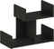 Furinno Hermite Wooden Desktop Bookshelf Storage Organizer for Home and Office Supplies, Espresso Finish