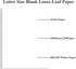 8.5" 11" 100 Sheets/200 20 lb x Printer Paper - Pages White Copy Paper, Letter Size Papers Printing