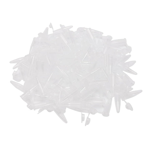 1.5ml Centrifuge Tubes with Snap Cap Bottom Tip, Clear Plastic Test Tube Vials, Pack of 500