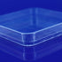 Scicalife 10 Sets Square Petri Dish with Lids, Plastic Material Container for School Lab Science Experiment