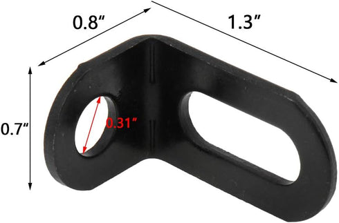 1.2" 0.8" 0.7" -30pcs Bitray L-Shaped Corner Brackets x x Adjustable Right Angle Brackets Heavy Duty Furniture Shelf