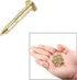 uxcell Small Tiny Nails 1.2x10mm (DxL) for Wooden DIY Decorative Pictures, Brass Tone, 300pcs