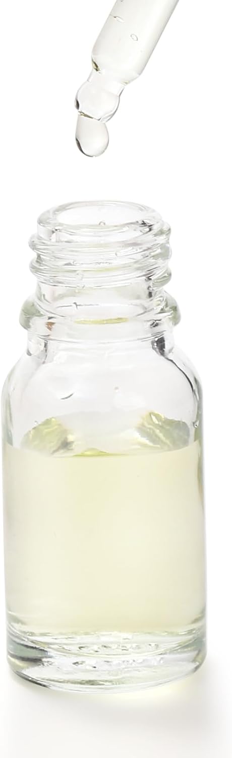 Kingrol 40 Pack Clear Glass Dropper Bottles, 10ml Tincture Bottles for Essential Oils, Perfumes, Chemistry Lab