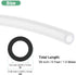 3/16"(5mm) 11/32"(9mm) 5ft(1.5 M METERXITY Silicone Tubing, ID x OD Silicone Rubber Vacuum Tube, M) High Temp Water Air