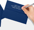 LUXPaper A7 Invitation Envelopes | Peel & Press | 5 1/4" x 7 1/4" | 80lb. Text | Navy Blue | 50 Qty