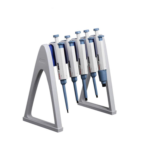 Laboratory Pipettor Stand, Stable Holder for 6 Pipettors, Useful Linear Pipette Rack