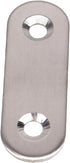 BQLZR Stainless Steel 2 Holes Flat Corner Brace Plate Connector 47x15.5x5mm Pack of 10