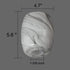 2pcs 1-5/8-inch 4.7" 5.6" G0084 Oval Shaped Glass Lamp Shades Replacement Globe or Cover with Faux Marble Texture
