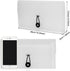 Oak-Pine 13 Pocket Accordion File Organizer, Plastic Check Bill Expanding Document Folder (White Translucent)