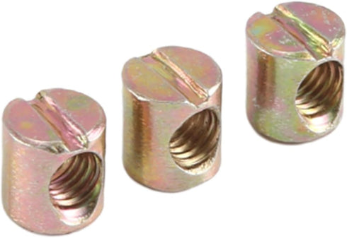 Set 10 M6 of Slotted Furniture Nuts for Beds and Chairs