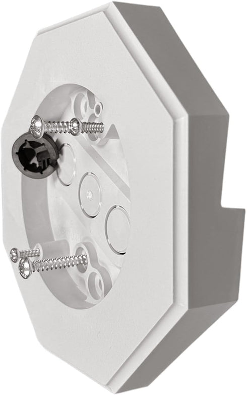 iMBAPrice IMBA-8141 White Vertical Siding Lamp Mounting Kit with Built-in Electrical Box,